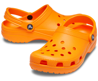 Crocs Unisex Classic Clog -  Orange Zing