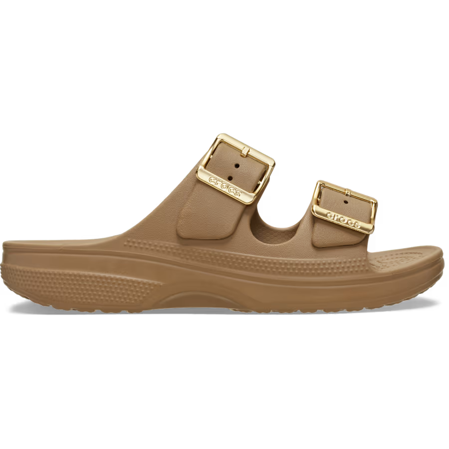 Crocs Saturday Metallic Buckle Sandal - Sepia