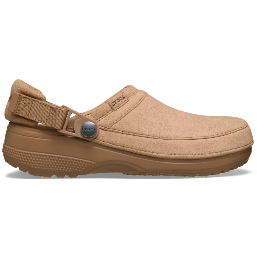 Crocs Classic Crafted Vegan Suede Clog - Milk Chocolate