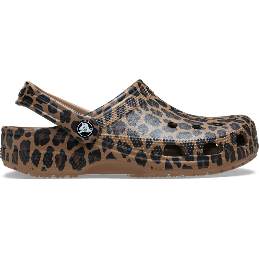 Crocs Classic Animal Clog - Sepia/ Leopard
