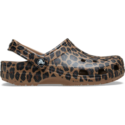 Crocs Classic Animal Clog - Sepia/ Leopard