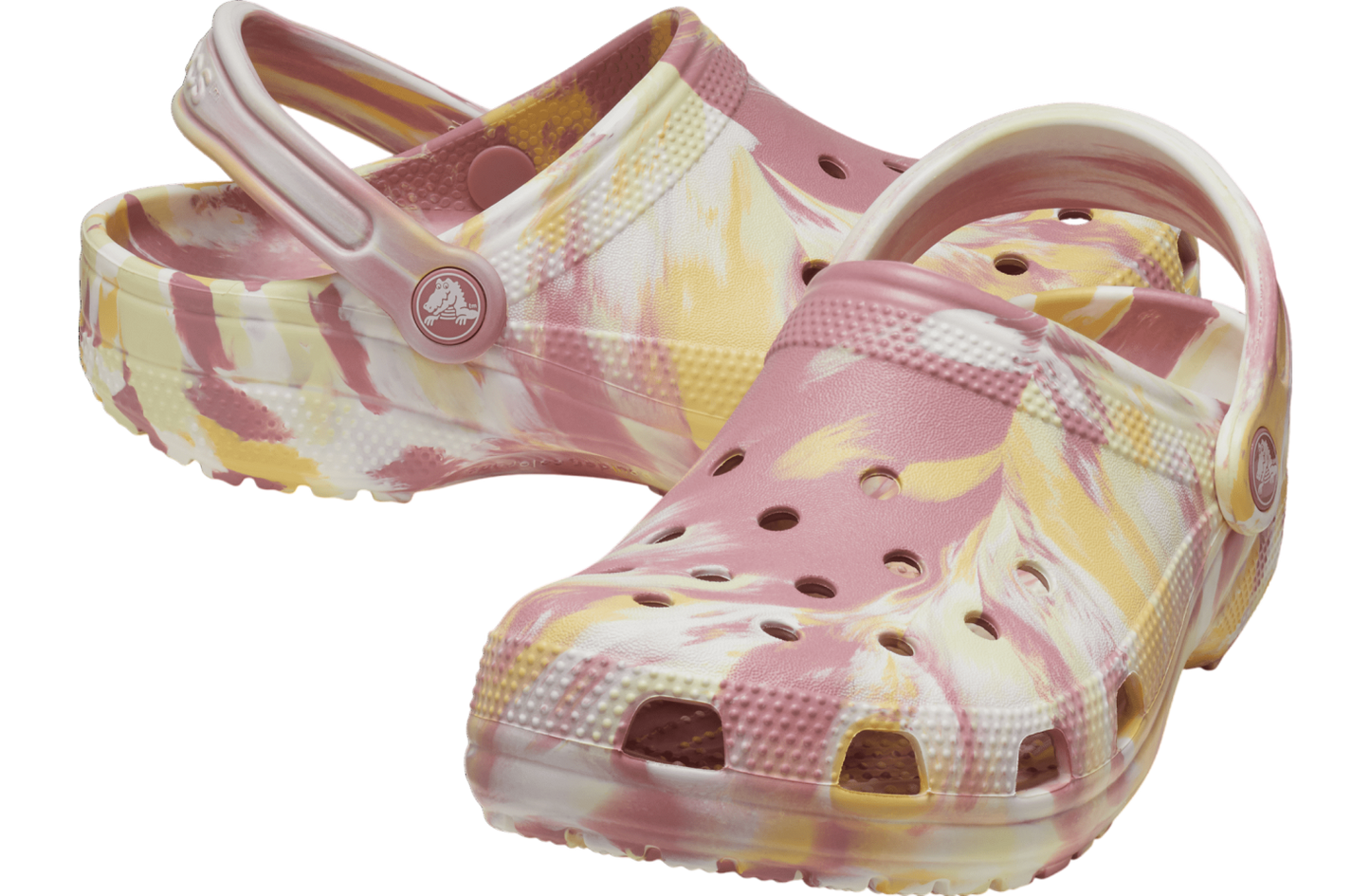 Crocs Unisex Classic Clog - Marbled Daylily/ Multi