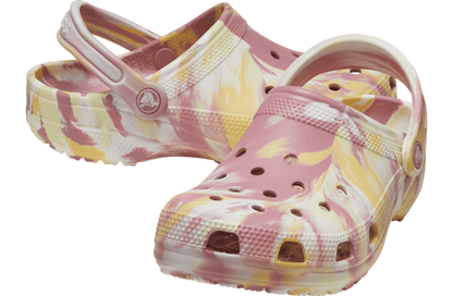 Crocs Unisex Classic Clog - Marbled Daylily/ Multi
