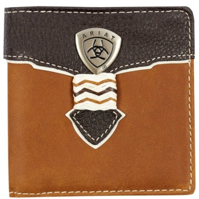 ARIAT BI FOLD WALLET BROWN WLT2109A