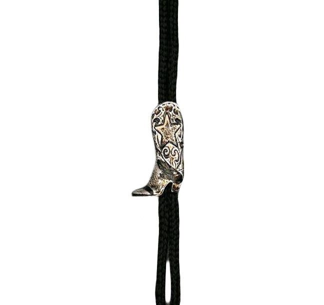Tulmer Western Star Boot Bolo Tie