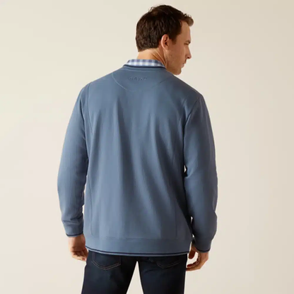Ariat Mens Tedstock Sweatshirt BlueFin