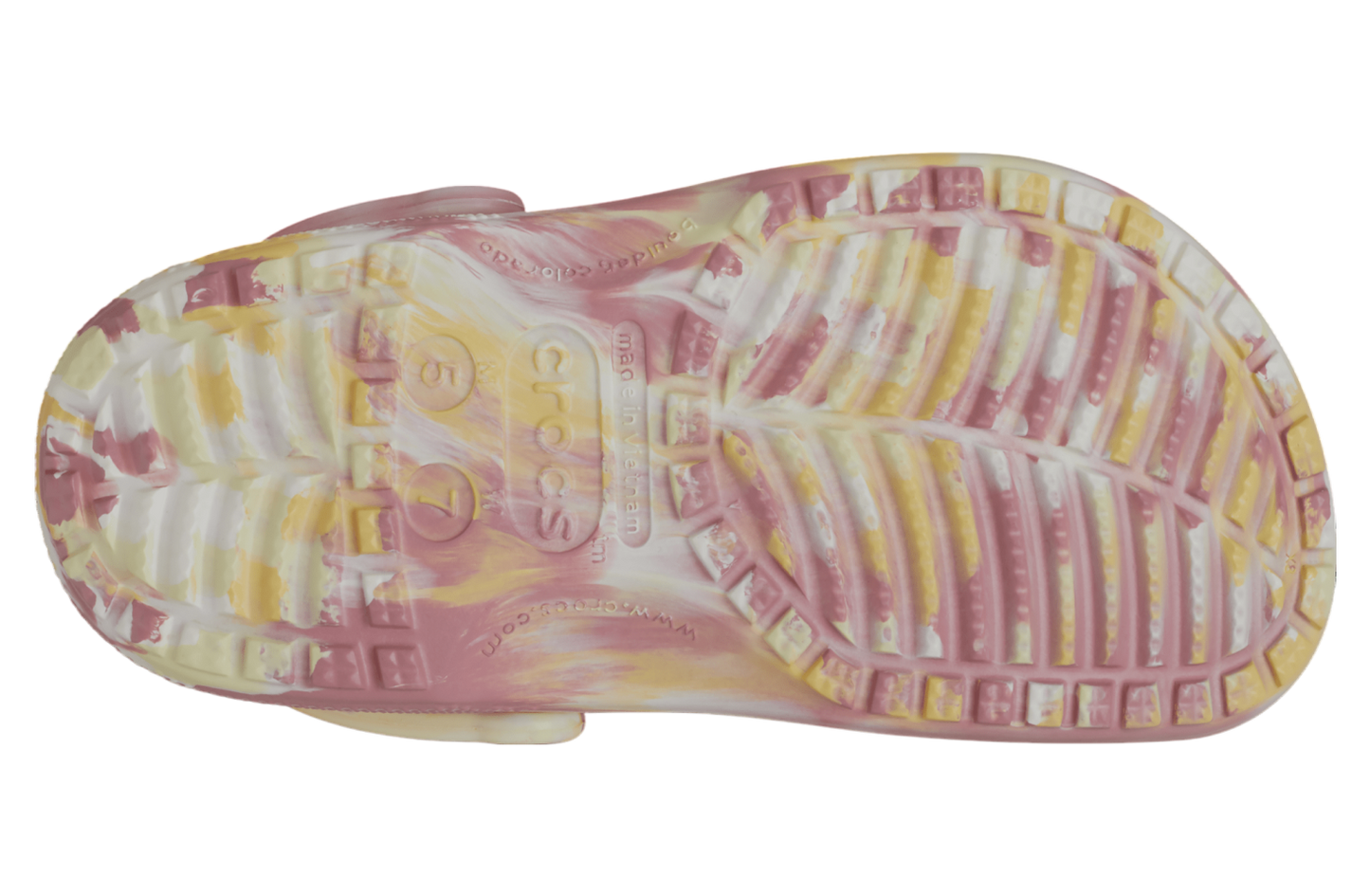 Crocs Unisex Classic Clog - Marbled Daylily/ Multi