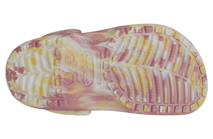 Crocs Unisex Classic Clog - Marbled Daylily/ Multi