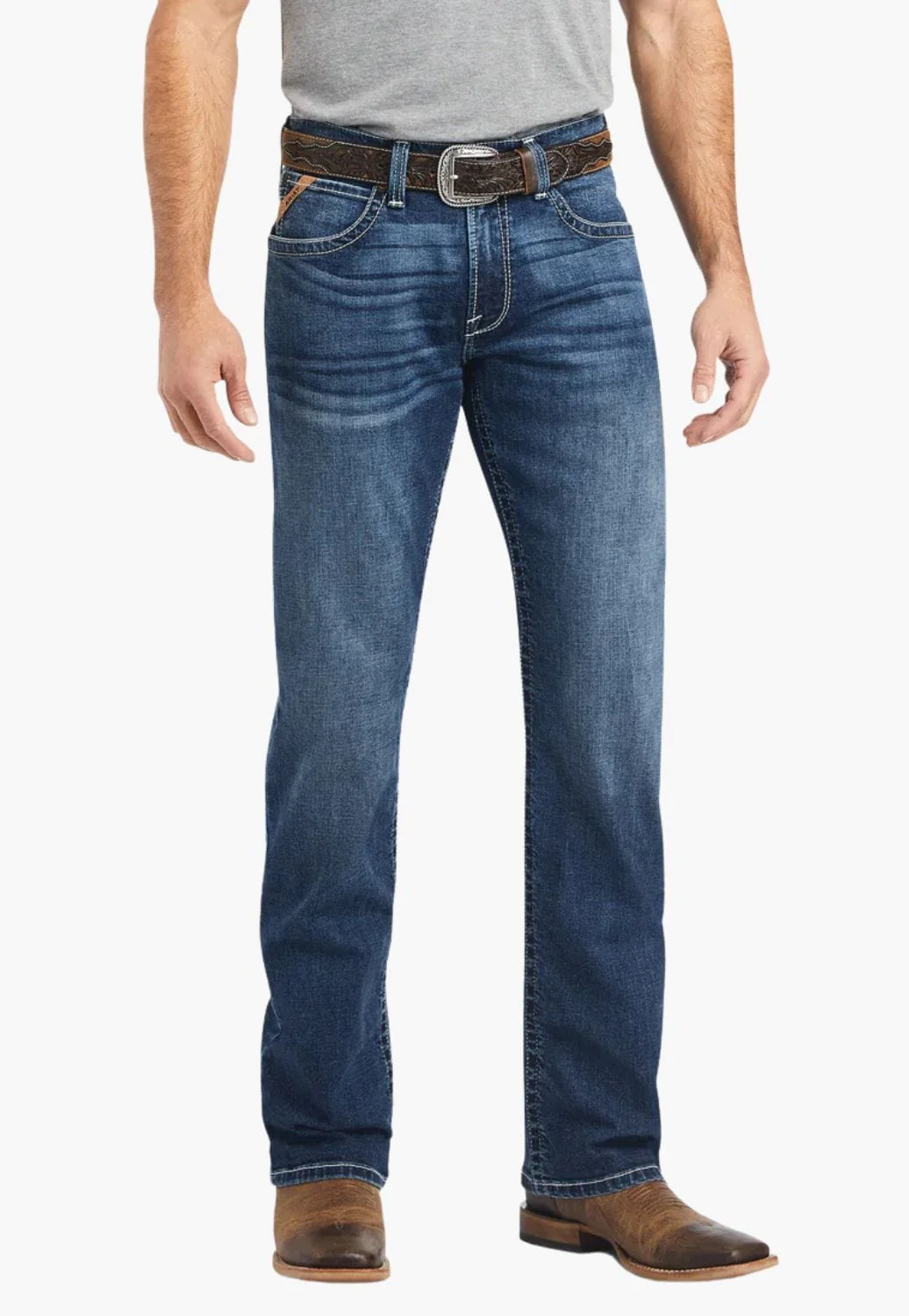 ARIAT MENS M4 RELAXED BOOT CUT HUGO BANNOCK