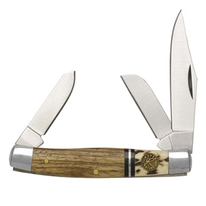 Laredo Stockman Stag & Wood 3 Blade