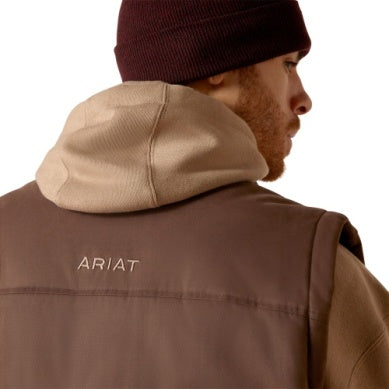 Ariat Mens Grizzly Canvas Vest Bracken