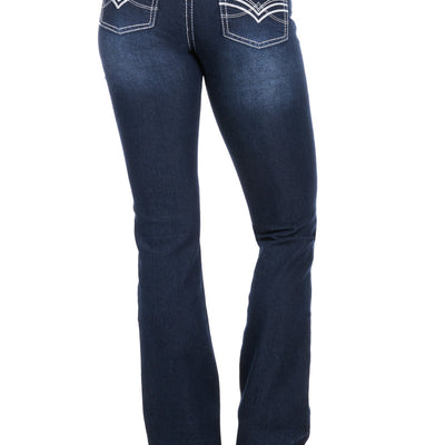 PURE WESTERN WMNS HANNAH BOOT CUT JEAN