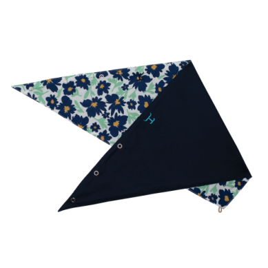 Just Country Womens Carlee Doubled Sided Scarf Navy/ White Cosmos
