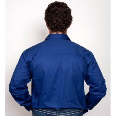 JUST COUNTRY WORK SHIRT CAMERON 1/2 BUTTON