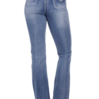 PURE WESTERN WMNS JEMMA HI WAIST BOOT CUT JEAN 32'