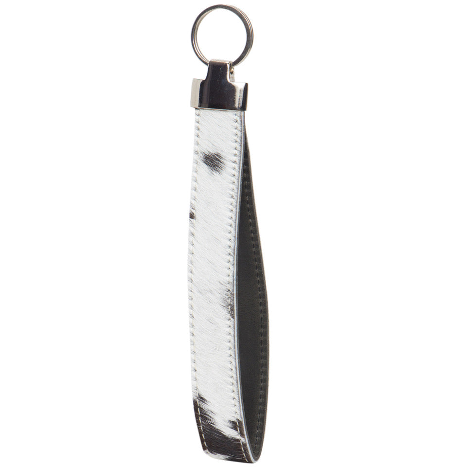 The Design Edge Cowhide Wristlet Oversized Keyring Ca-07