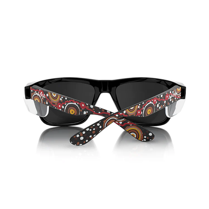 SafeStyle Fusions Black Frame Polarised Lens Indigenous Art
