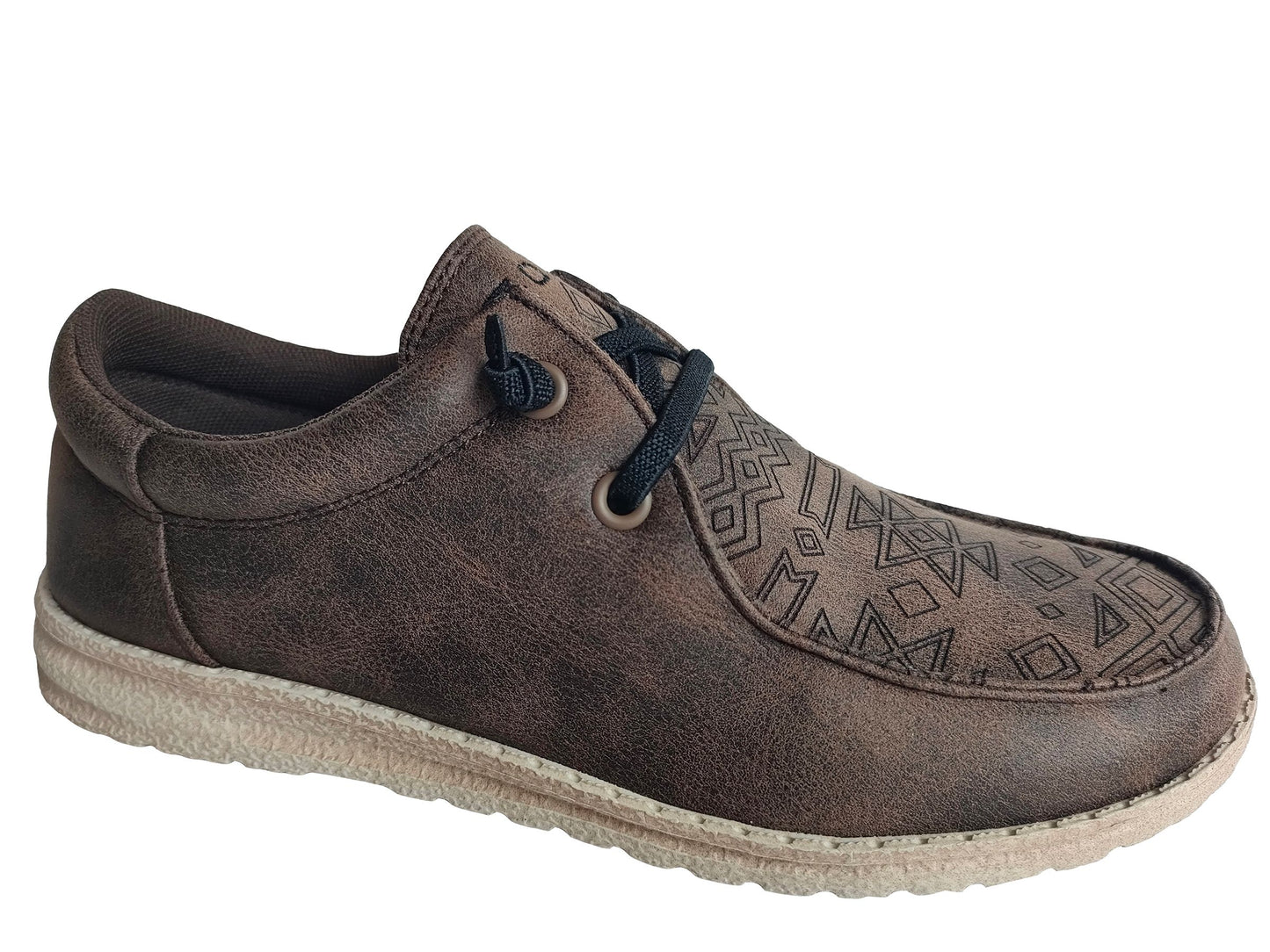 ROPER LADIES HANG LOOSE BROWN AZTEC