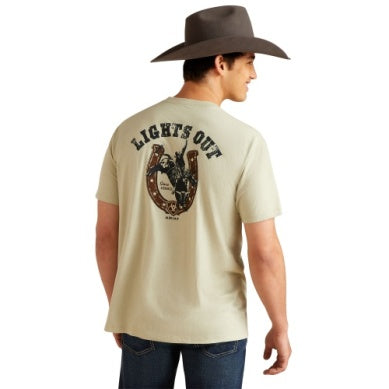 Ariat Mens Lights T-shirt Desert Sage heather