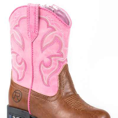 ROPER INF LIGHTNING TAN/PINK