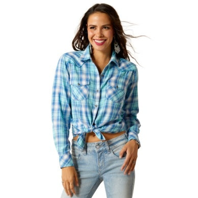 Ariat Womens Xico Snap Long Sleeve Shirt Plaid