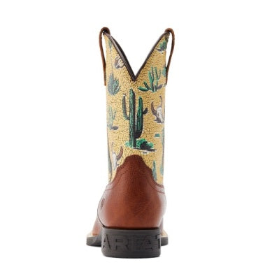 ARIAT KIDS ROUND UP WIDE SQUARE TOE