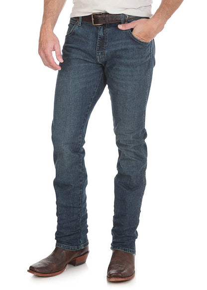 WRANGLER MENS SLIM STRAIGHT JEANS 34 PORTLAND
