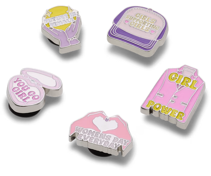 Croc Jibbitz - Womens Day 5 Pack
