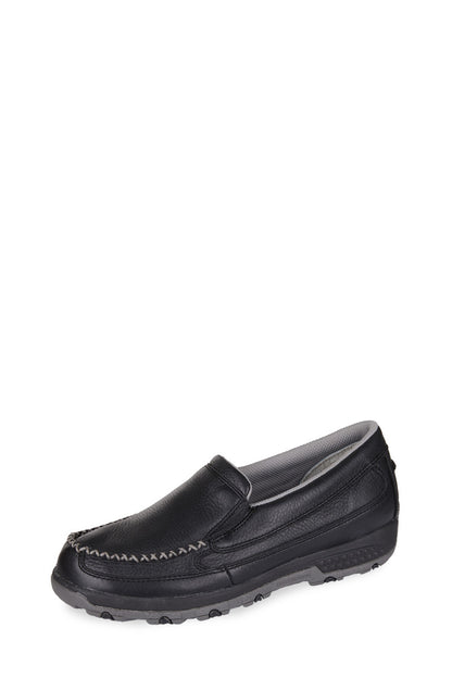 TWISTED X WMNS CELLSTRETCH MOCS SLIP ON BLACK/DOVE