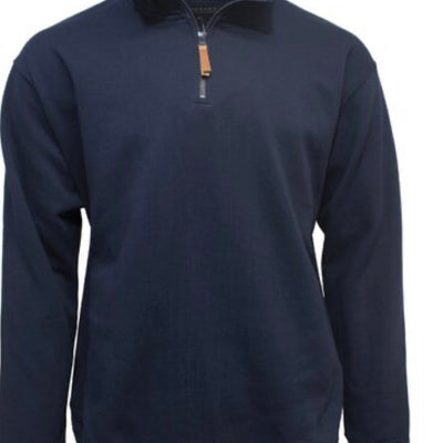 PILBARA MENS CLASSIC ZIPPER FLEECE PULLOVER