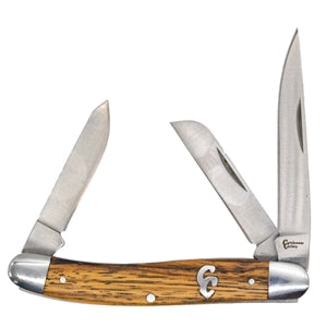 Cattlemans Cutlery Sagebrush Stockman Wood 3 Blade Pocket Knife