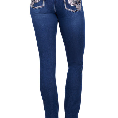 PURE WESTERN WMNS SHAILENE SKINNY JEAN 32 LEG