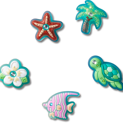 Croc Jibbitz - Sparkle Under The Sea  5 Pack