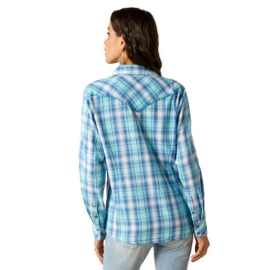 Ariat Womens Xico Snap Long Sleeve Shirt Plaid