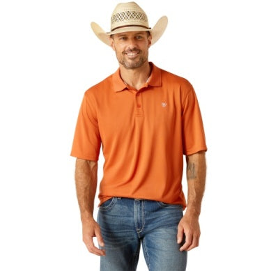 Ariat Mens Tek Short Sleeve Polo - Foxes