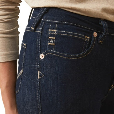 Ariat Ladies Real High Rise Boot Cut Selma Rinse