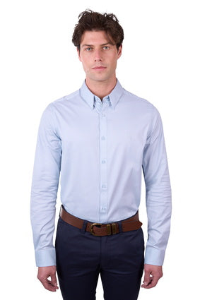 Thomas Cook Mens Callum Tailored Long Sleeve Shirt - Light Blue