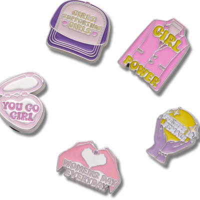 Croc Jibbitz - Womens Day 5 Pack