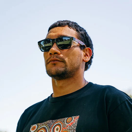 SafeStyle Fusions Black Frame Polarised Lens Indigenous Art