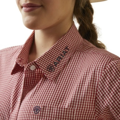Ariat Ladies WR Kirby Long Sleeve Shirt Red Check