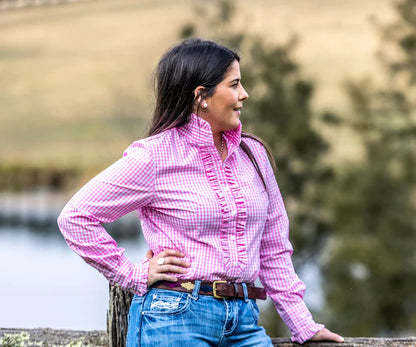 Black Colt Clothing Kirby Shirt - Pink gingham