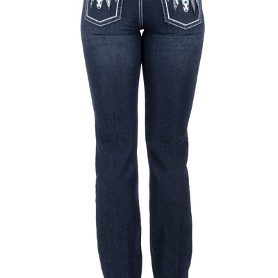 PURE WESTERN WMNS RAINA STRAIGHT LEG JEN