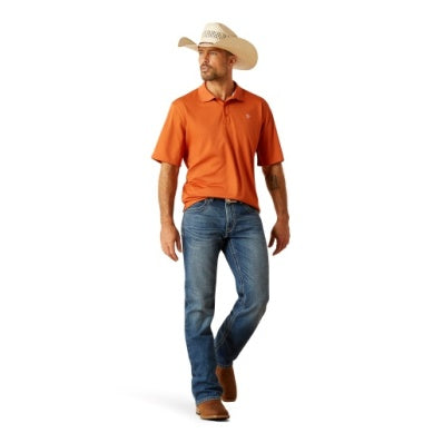 Ariat Mens Tek Short Sleeve Polo - Foxes
