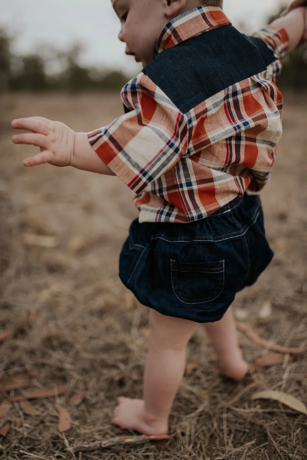Little Windmill Clothing Co. "Harley" Denim Baby Bloomers