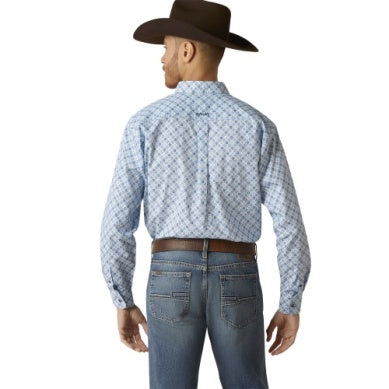 Ariat Mens Galt Classic Long Sleeve Shirt White