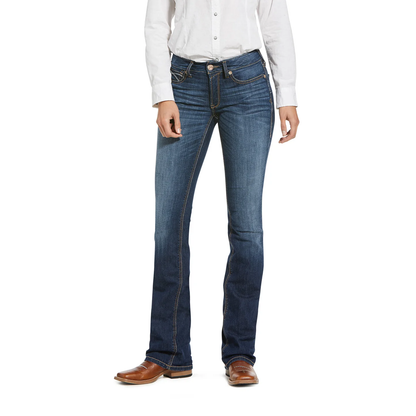 ARIAT WMNS REAL PERFECT RISE BOOT CUT ROSA