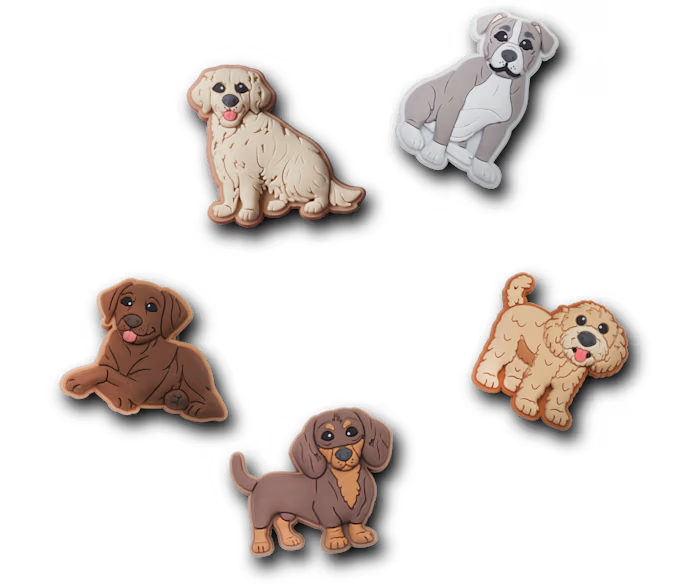 Croc Jibbitz - Doggie Doodle 5 Pack