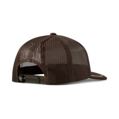 Ariat Mens Western International Foam Front Mesh Brown Snap Back