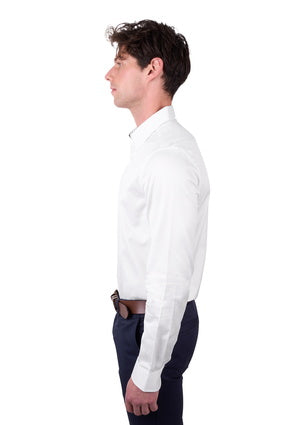 Thomas Cook Mens Callum Tailored Long Sleeve Shirt - White