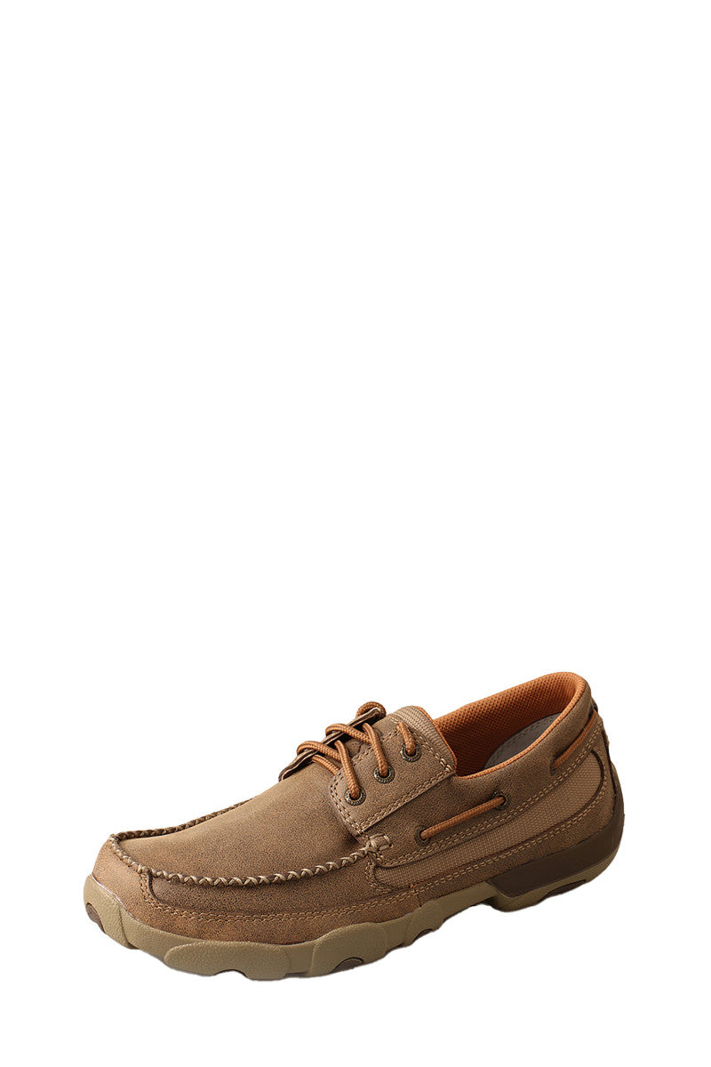 TWISTED X MENS DRIVING BOAT SHOE MOC